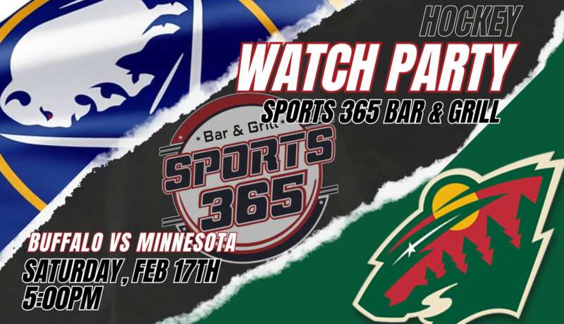 Watch Party Buffalo Sabres vs Minnesota Wild