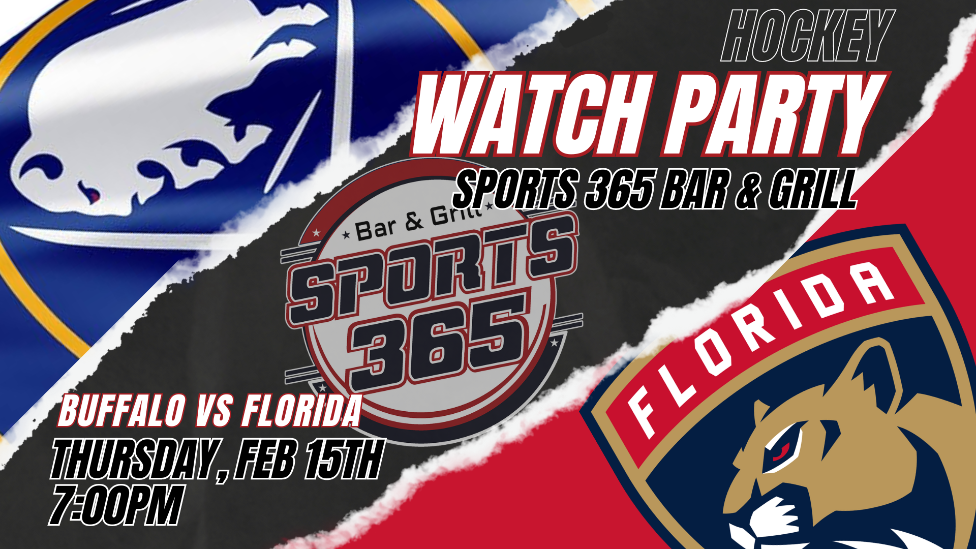 Watch Party Sabres vs Panthers