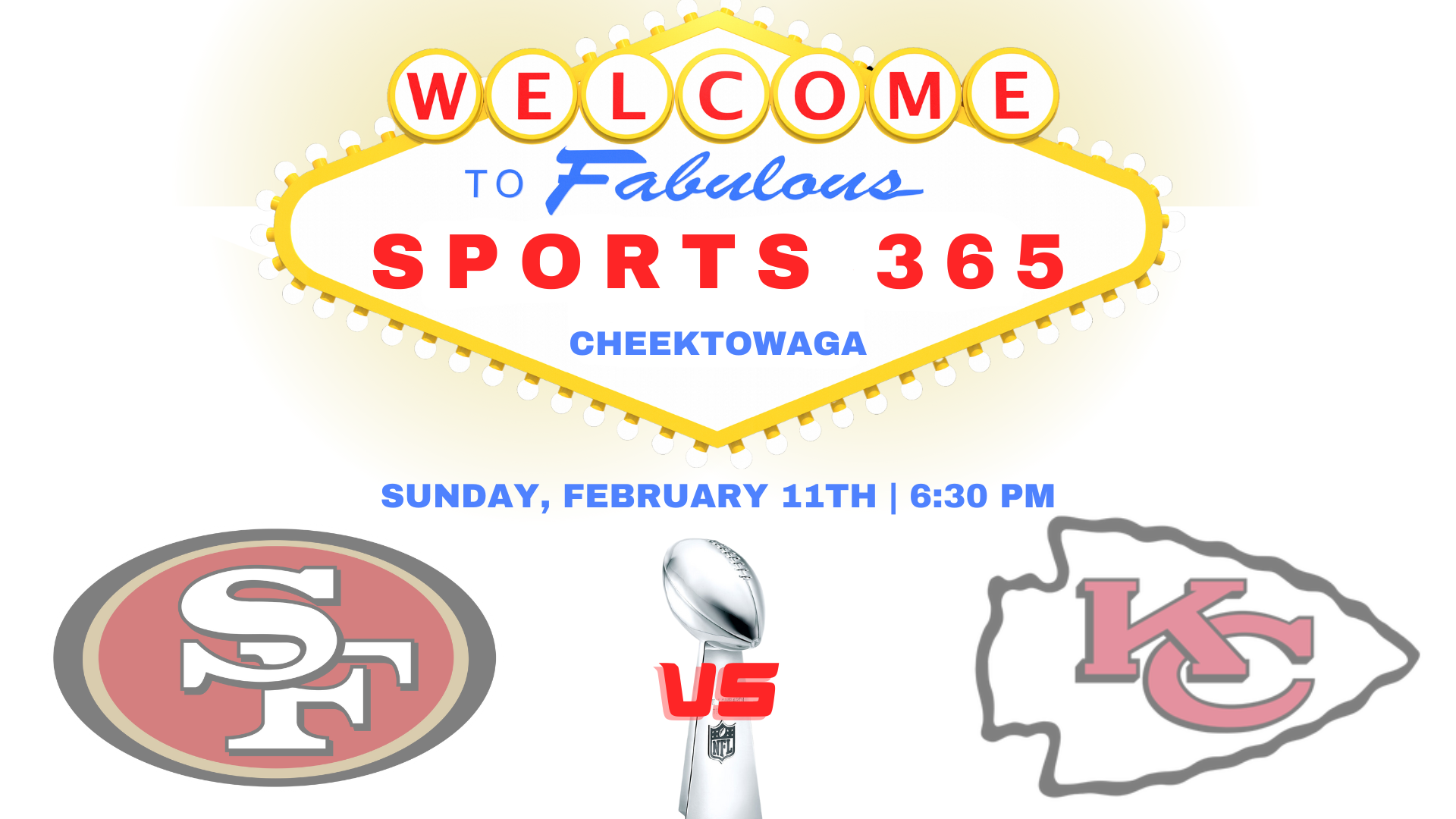 Super Bowl LVIII Watch Party at Sports 365